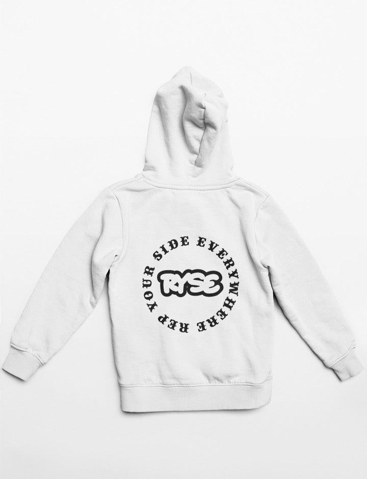 WHITE Signature RYSE Hoodie